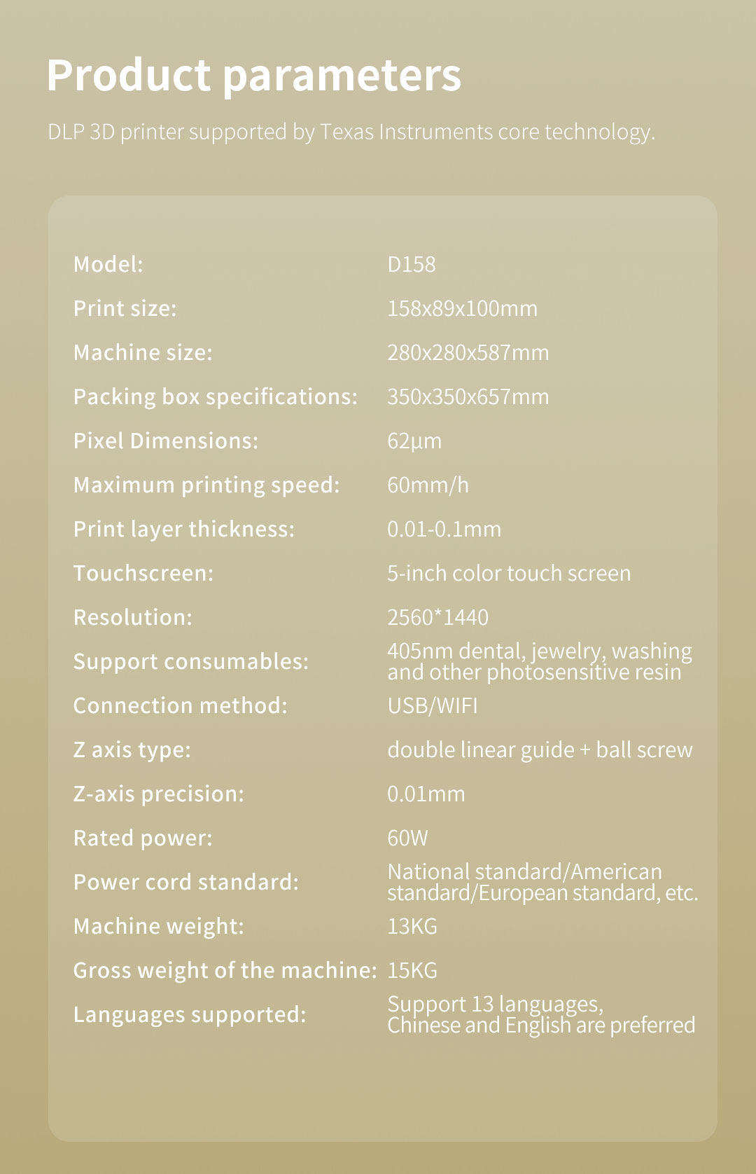 Creality D158 DLP Dental 3D Printer - Image 13