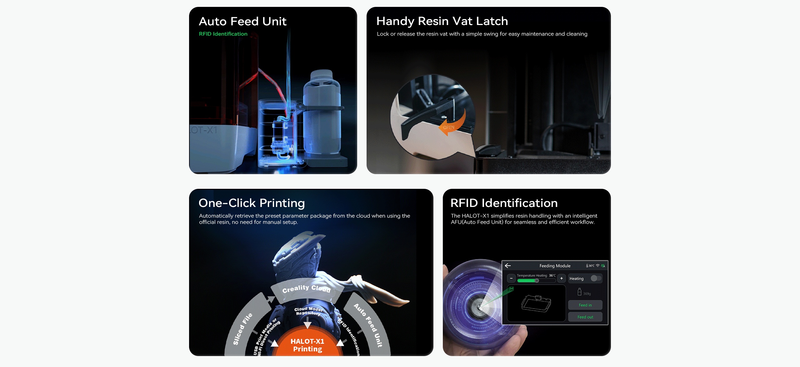 Creality HALOT-X1 16K Resin 3D Printer - Image 4
