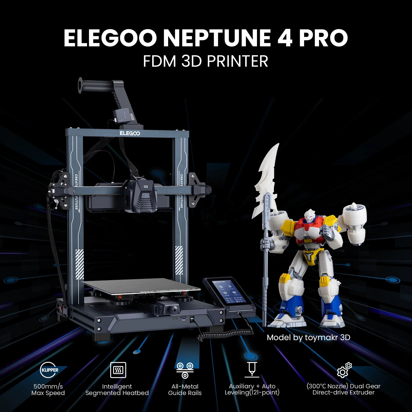 ELEGOO Neptune 4 Pro 3D Printer photo 06
