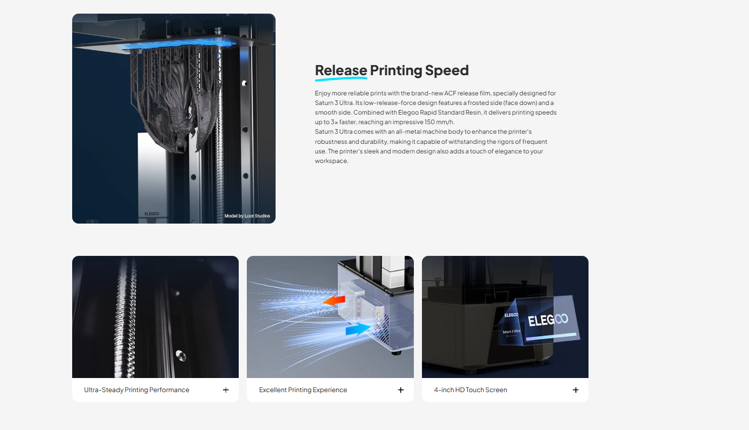 ELEGOO Saturn 3 Ultra Resin 3D Printer photo 11